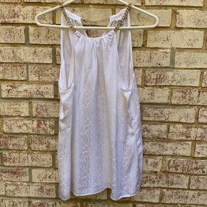 Cache size large sleeveless blouse NWT